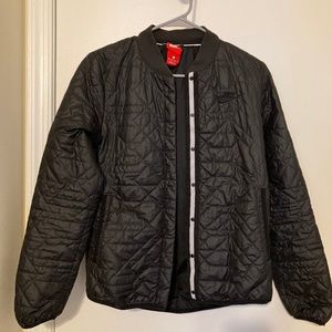 Nike sportswear quilted black jacket